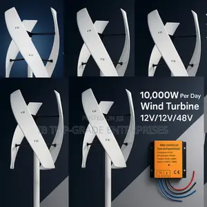 10,000w Per Day Wind Turbine Energy Independence and Financial Liberty