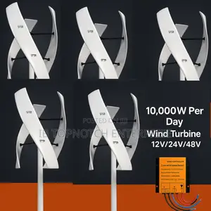 Invest in 10,000w Per Day Vertical Wind Turbine Stop Burning Cash