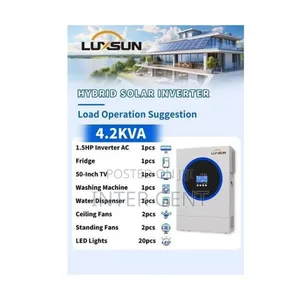 Luxsun 4.2kva 24v Hybrid Inverter With Inbuilt 100a 