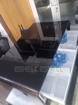 Smart Center Table With Built in Fridge and Wireless Charging Ports