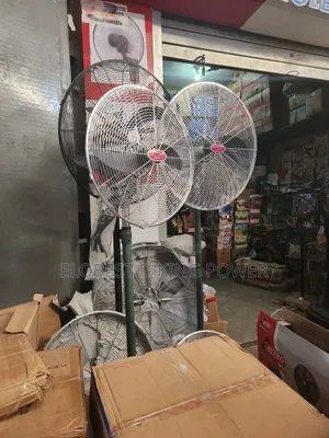 18 Inches Ox Standing Fan Silver
