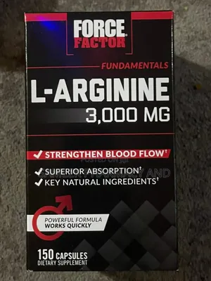 Force Factor L-arginine Nitric Oxide
-150caps