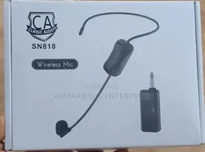 Classic Audio Wireless Microphone With Small Receiver