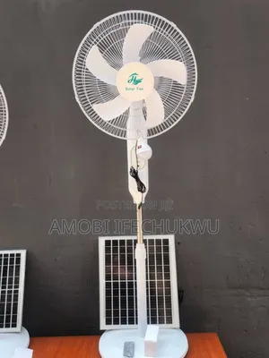 16"Inches Solar Rechargeable Fan