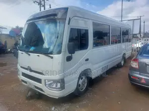 New Model Toyota Coaster Bus for Daily Rental and Inter State