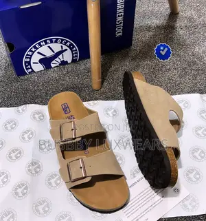Original Birkenstock Suede Double Strap Slippers