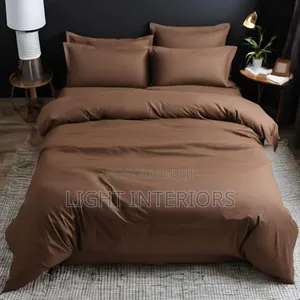 Plain Brown Duvet Set
