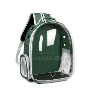 Transparent Space Capsule Dog Cat Backpack – Breathable Pet Travel Bag