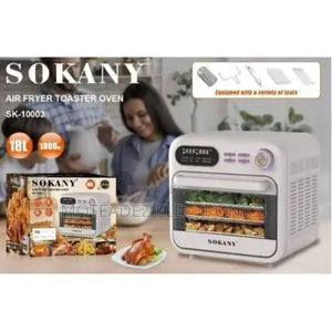 Sokany 18l (3in1) 1800w Digital Multifunctional Air Fryer/Toaster/Oven