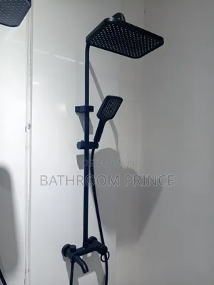 Quality Matte Black Surface Shower Mixer (Hot and Cold)