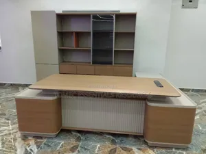 Imported Quality Executive Matching Office Table And Bookshelf