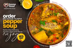 Order Tilapia Pepper Soup at 15% Off From Naija Home Food Ventures