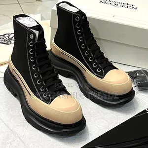 McQueen High Lace Sneakers