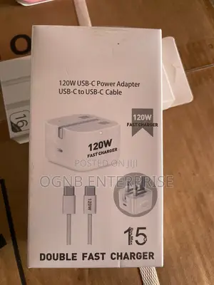 Original iPhone 15 Promax 120w Type C - Type C Charger and Cable