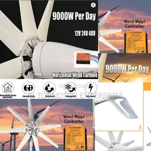 Power Your Estate Business With 9000w Per Day Wind Turbine Energy