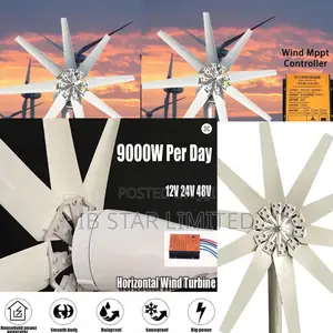 Protect Your Home From Volatile Fuel With 9000w Per Day Wind Turbine