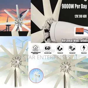 Massive Power, Zero Emissions: Get 9000w Per Day 48v Wind Turbine