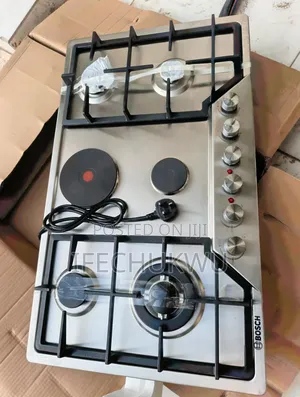 Original Bosch 4+2 Burners 90cm Stainless Steel Gas Electric Cooker