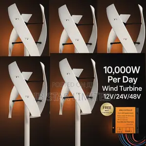 Achieve Total Self-Sufficiency 10,000w Per Day 48v Wind Turbine Power