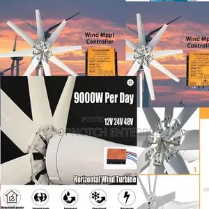 Trade Generator Headache for Silent: Get 9000w Per Day Wind Turbine