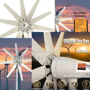 Get 9000w Per Day 48v Wind Turbine for Reliable Energy Without Noise