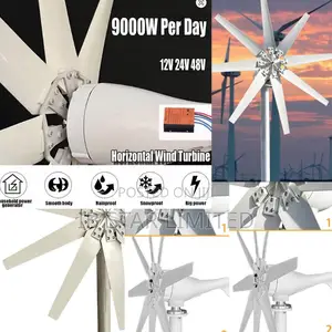 9000w Per Day Wind Turbine—The Standard for True Energy Independence