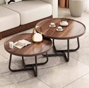 Round Coffee Table Set of 2