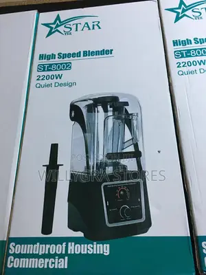 Star Tee St-8002 High Speed Blender With Sound Proof Cover