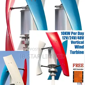 10,000w Per Day Wind Turbine—The Standard for True Energy Independence