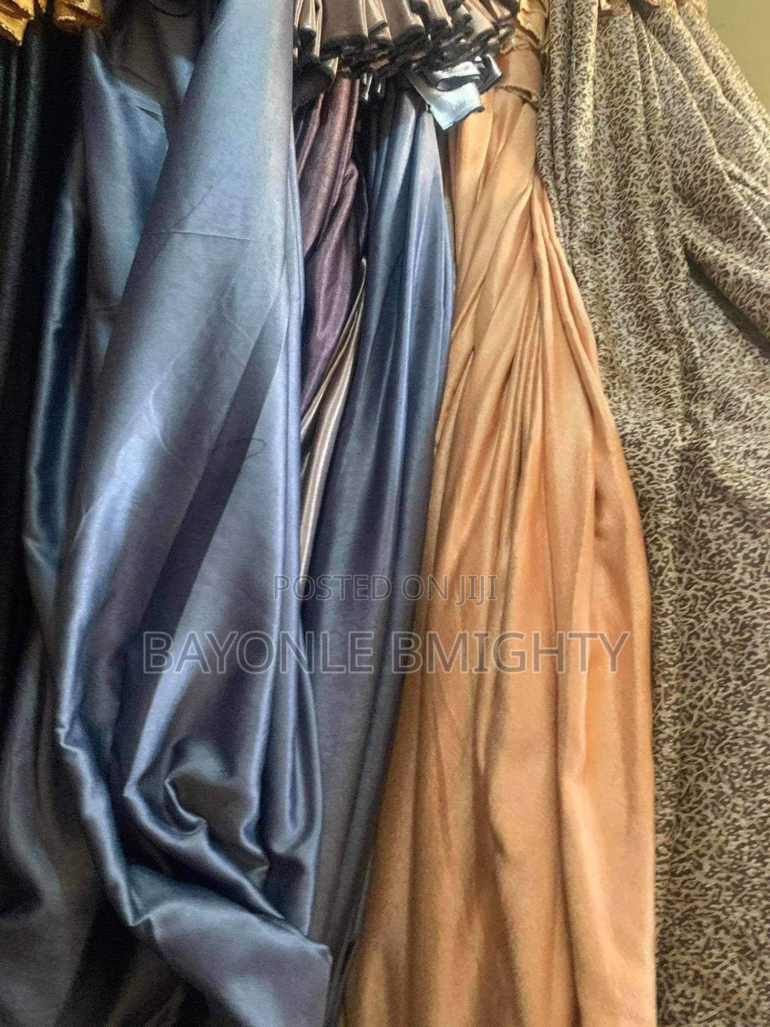 Nice Plain Curtain Material Available