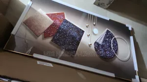 Giant Wall Art Acrylic Crystal Stone Design Wall Big Frame 90cmx160cm