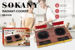 2 Burner Sokany Infrared Hot Plate