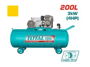 200l Industrial Air Compressor | 4hp | Belt-Driven | Copper Motor