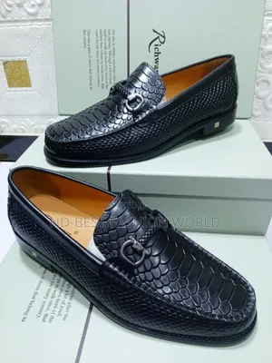 Black Skin Leather Shoe