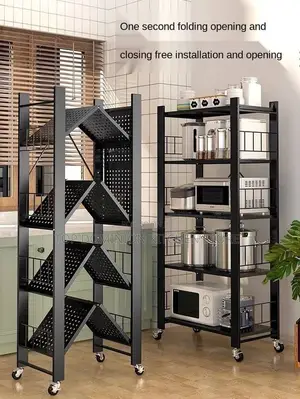 5layer Foldable Kitchen Rack
