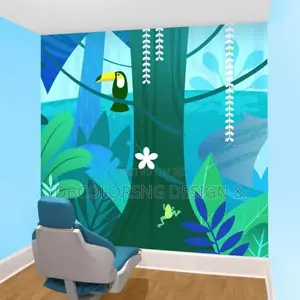 Children Room Design With Wall Arts Painting in Lagos