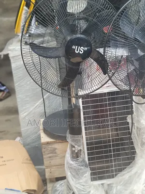 18"Inches Solar Rechargeable Standing Fan