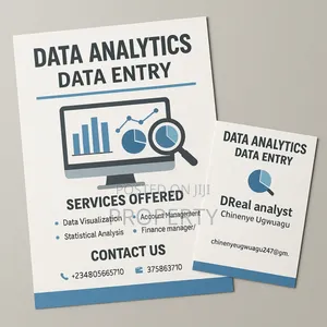 Data Entry/ Data Analysis/Accounting Services