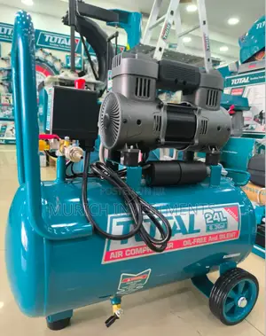 Total 24l Silent Oil-Free Air Compressor | 1.5hp | Low Noise