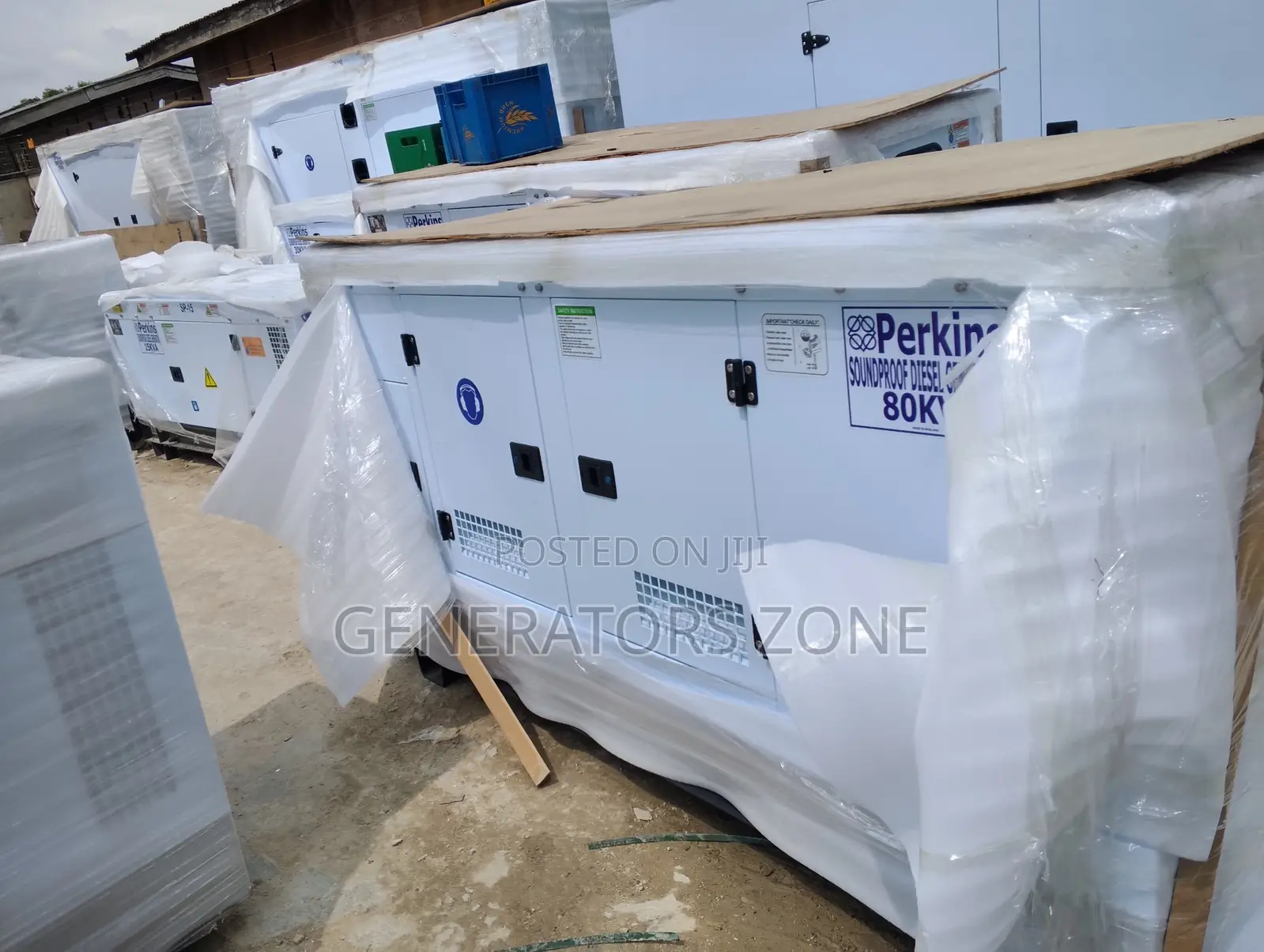 Perkins Sound-Controlled 80kva Engine Set