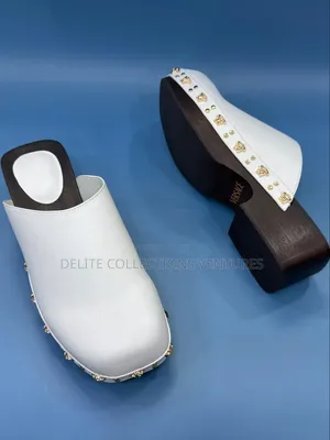 Original Versace Wooden Clogs