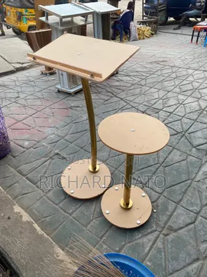 Quality Churches Gold Acrylic Pulpit
