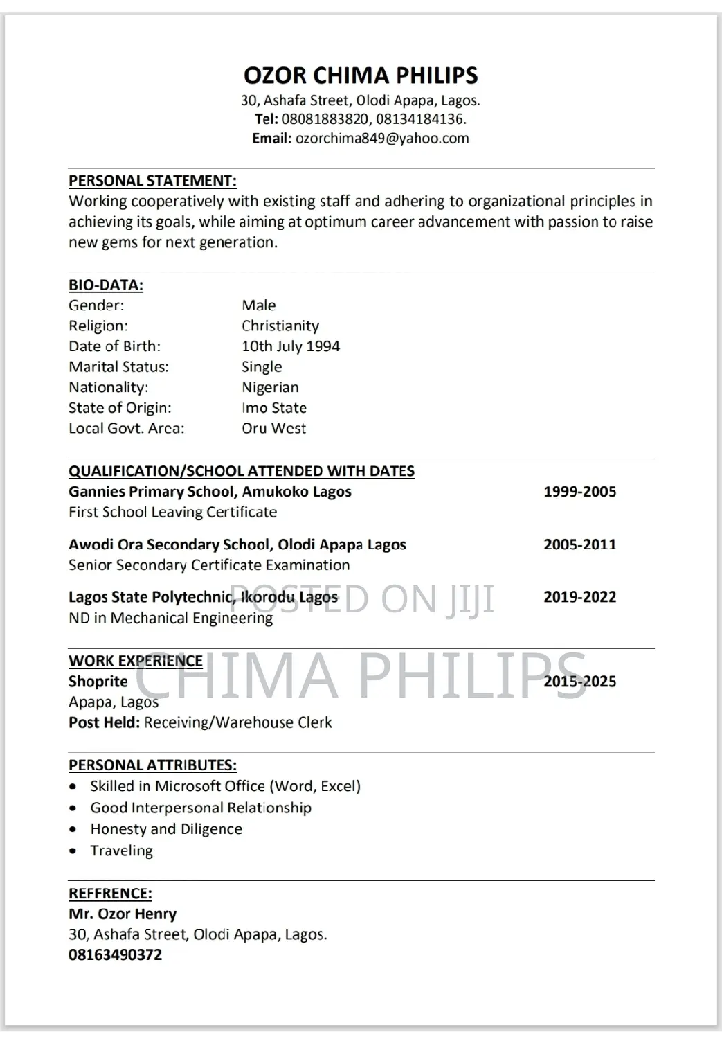 Business Admin Manager