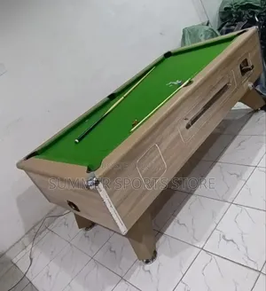 Built-in-Luxury. Coin Operated Pool Table