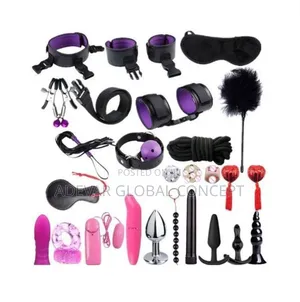 26 Pieces BDSM Set Kits Adult Sex Toys Nipple Dice Butt Plugs Vibrator