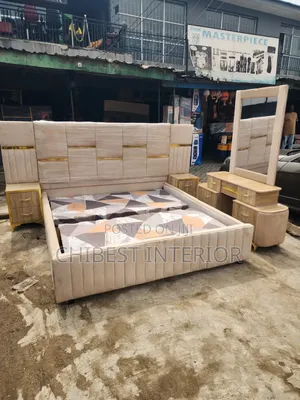Advanced 6by6 Set of Cream Coloured Bed.