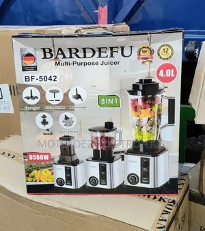 Bardefu 8in1 4l Multipurpose Copper Coil Blender/Juicer/Grinder (5042)