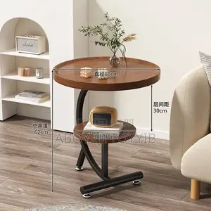 Classy Multipurpose Double Deck Side Table Laptop, Coffee, Eating,