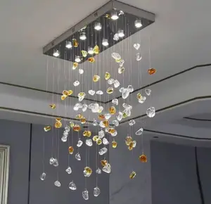 Unique Modern Technology Luxury Crystal Chandelier Pendant Light