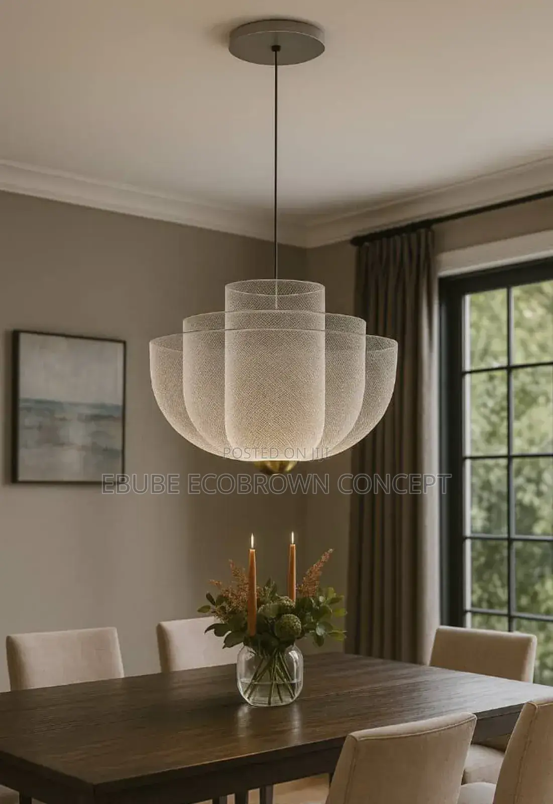 Nordic Style Ceiling Fitting Chandelier Light
